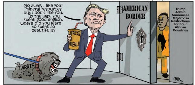 Cartoon: ‘But can I use your medical facilities?’