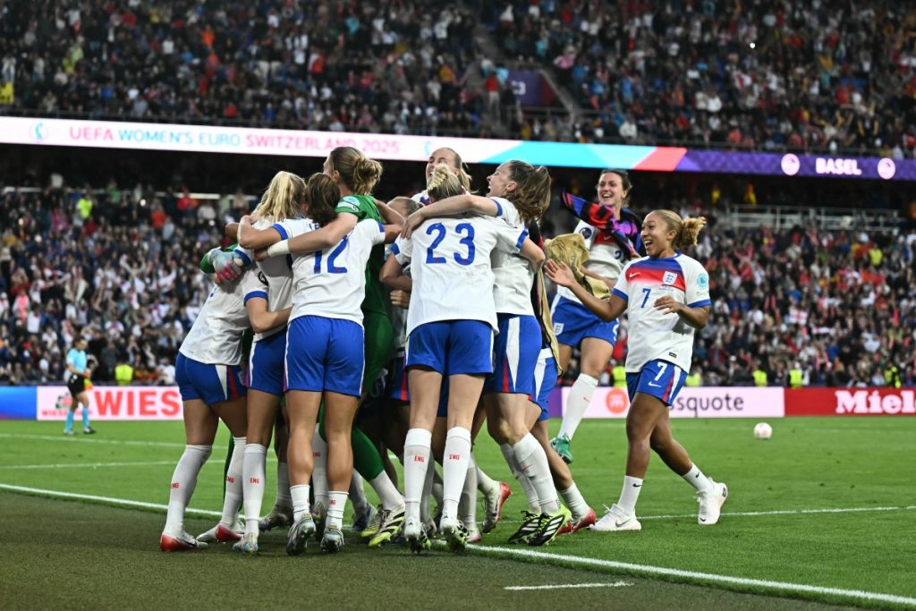 England beat Spain on penalties to win Women’s Euro 2025