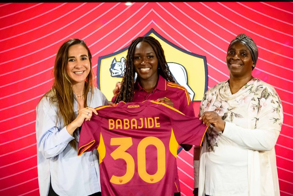 Super Falcons star Babajide Rinsola signs for AS Roma