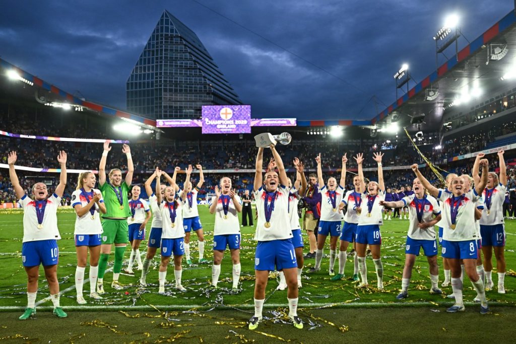 England’s Lionesses head home to party after Euro glory