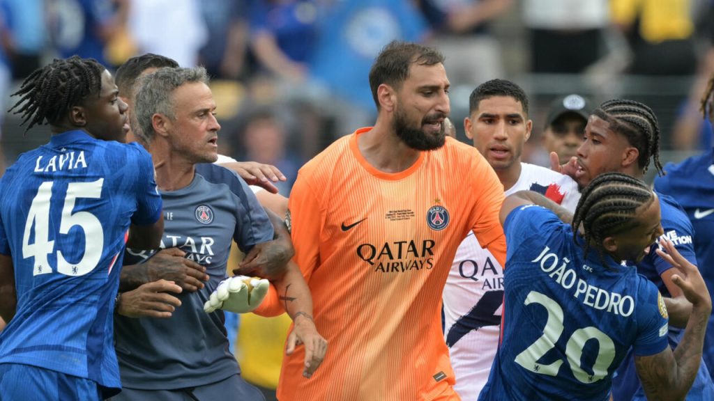Club World Cup final scuffle ‘should have been avoided’ says Luis Enrique