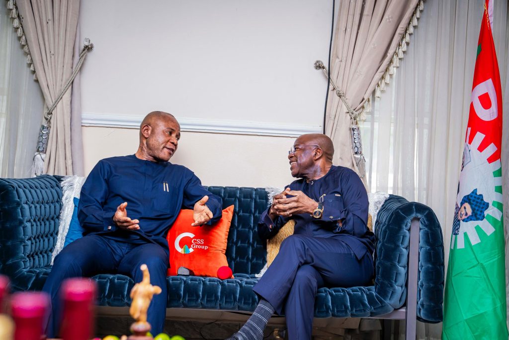 Governor Peter Mbah of Enugu State and Abia State Governor, Dr. Alex Otti