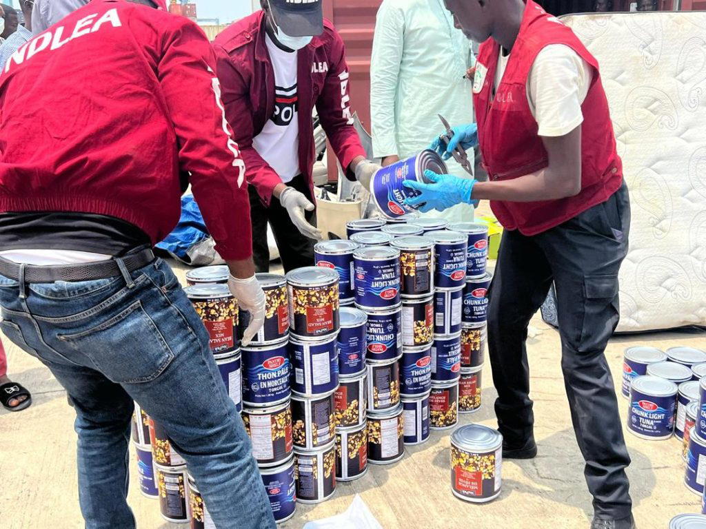 NDLEA intercepts large Loud consignments in processed food cans from Canada