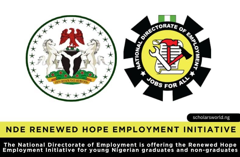 NDE opens online registration for Phase-2 of Renewed Hope employment initiative