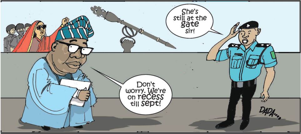 Cartoon: Accurate timekeeper!