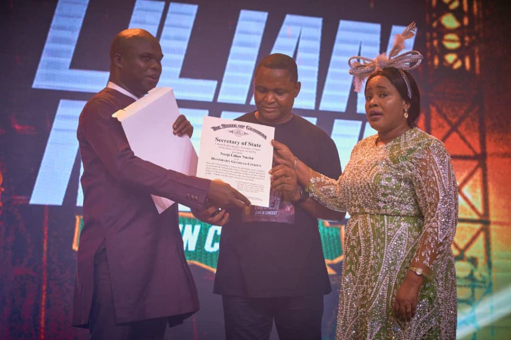 US State of Georgia confers honourary citizenship on gospel artiste Lilian Nneji