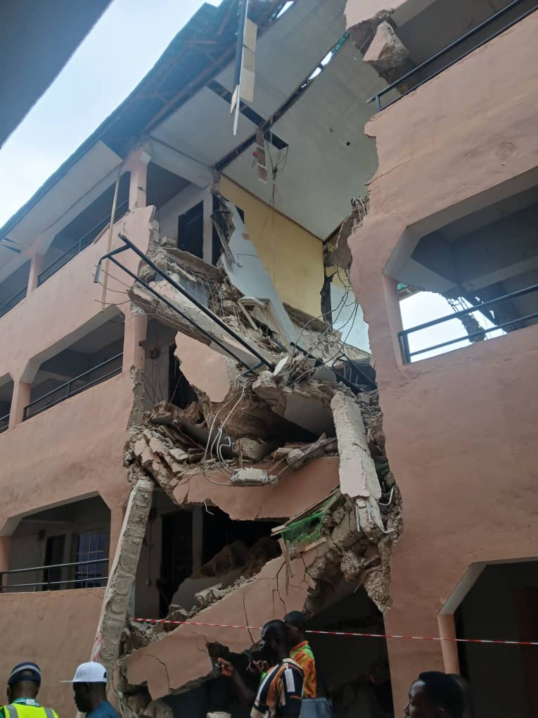 Three-storey student hostel collapses near AE-FUNAI in Ebonyi
