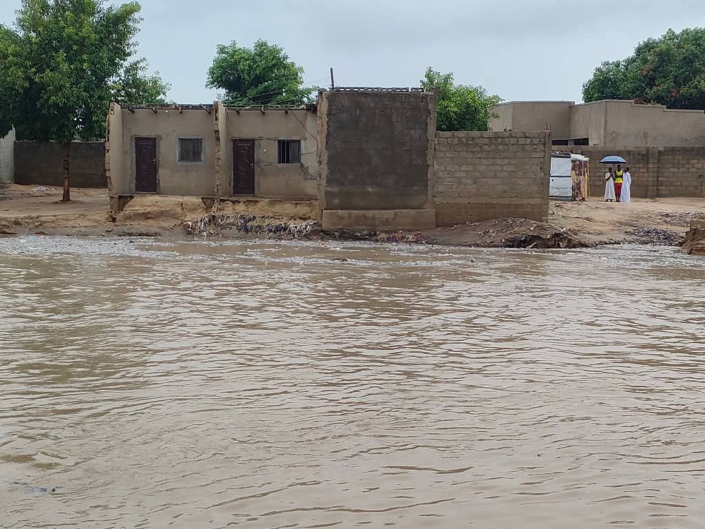 Photos: Eight buildings collapse after heavy downpour in Maiduguri
