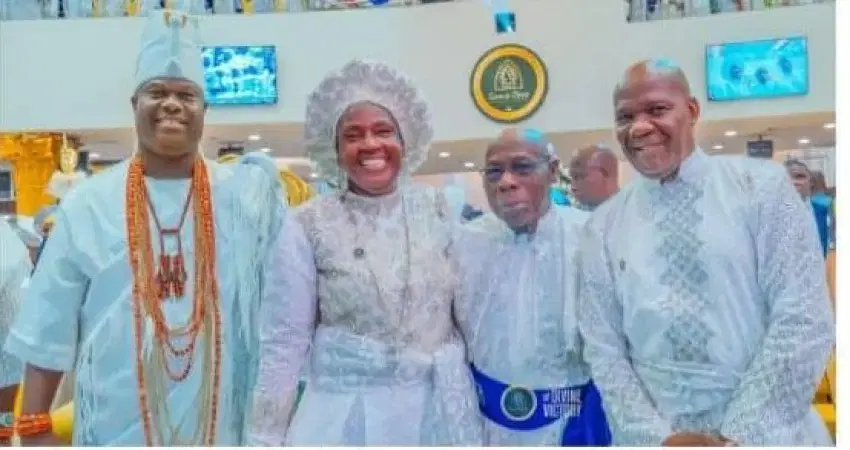 Obasanjo, Ooni pray for Nigeria at C&S centenary celebration