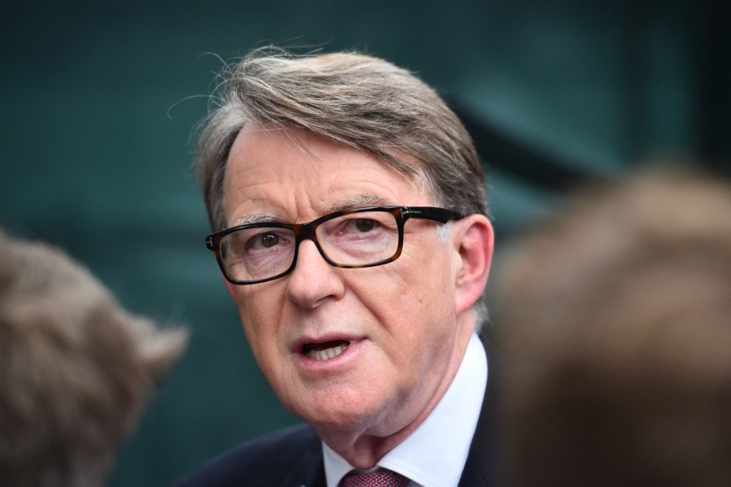Peter Mandelson sacked as UK ambassador to US over Epstein links