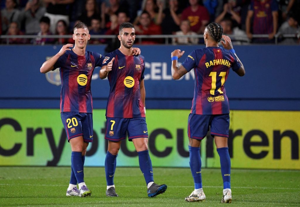 Ferran Torres scores twice as Barcelona thrash Getafe 3-0
