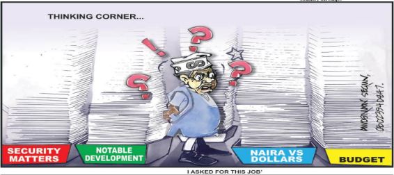 Cartoon: 'I gat these, but let's finish with 2027 elections matters'