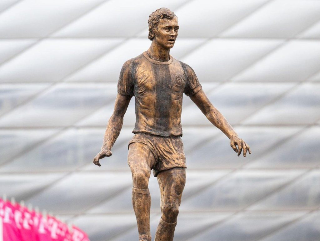 Beckenbauer statue unveiled outside Bayern’s Allianz Arena