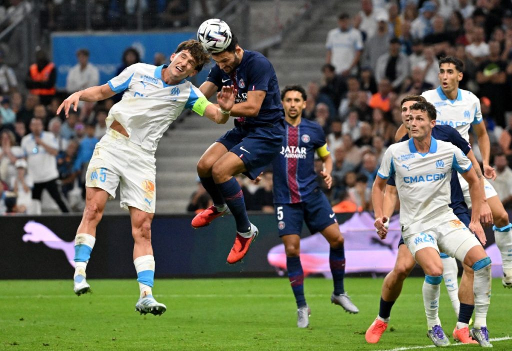 Ligue 1: PSG suffer first season defeat in 1-0 Marseille loss