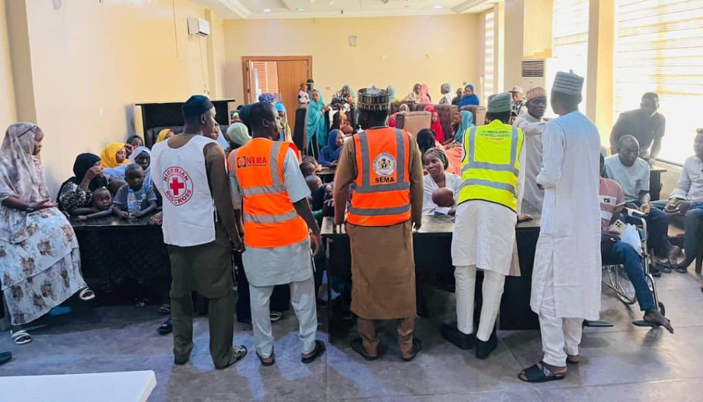 Nigerian migrants from Sudan