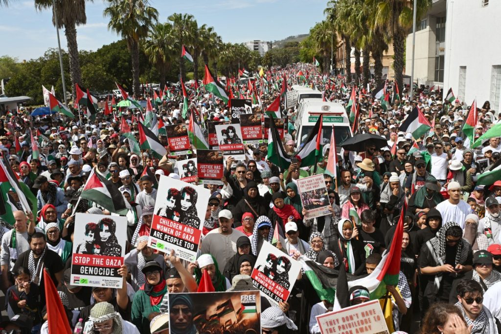 S/Africa protesters demand govt sever ties with Israel over Gaza