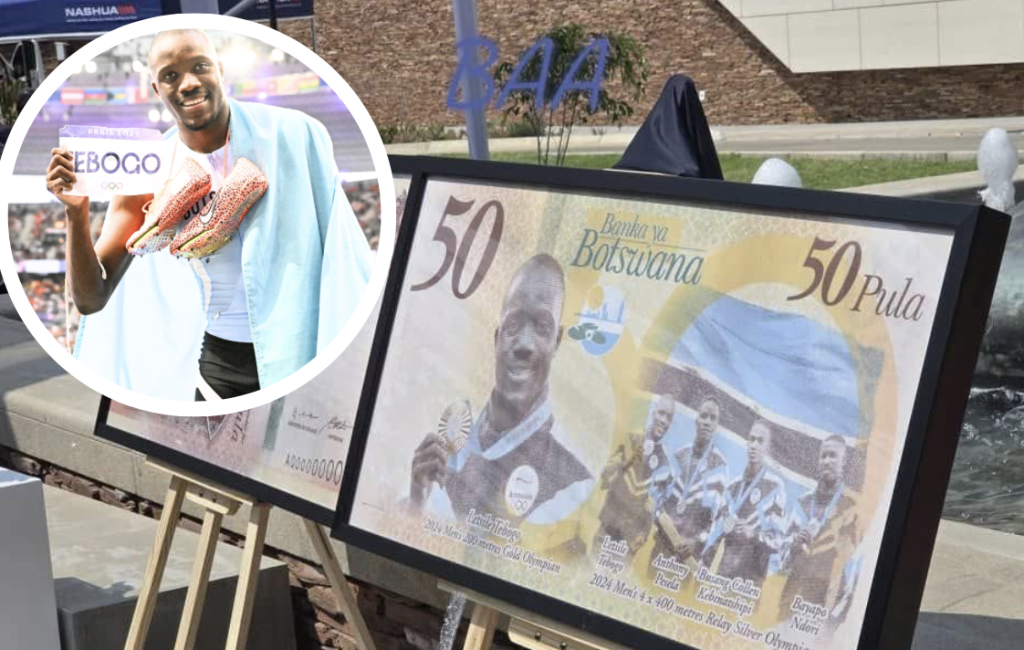 Botswana honour Olympic champion Tebogo,  with banknote image