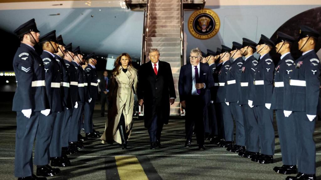 Breaking: Trump arrives in UK for historic second state visit