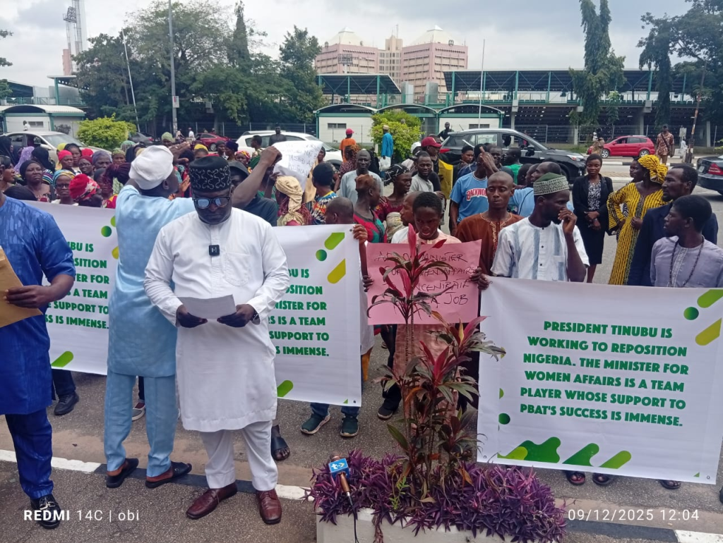 Protesters storm federal secretariat, say plot to sack women affairs minister mere politics