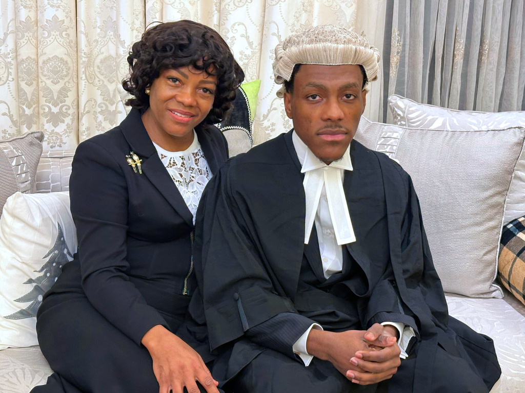Photos: Wike, wife celebrate as son, Jordan is called to Nigerian Bar