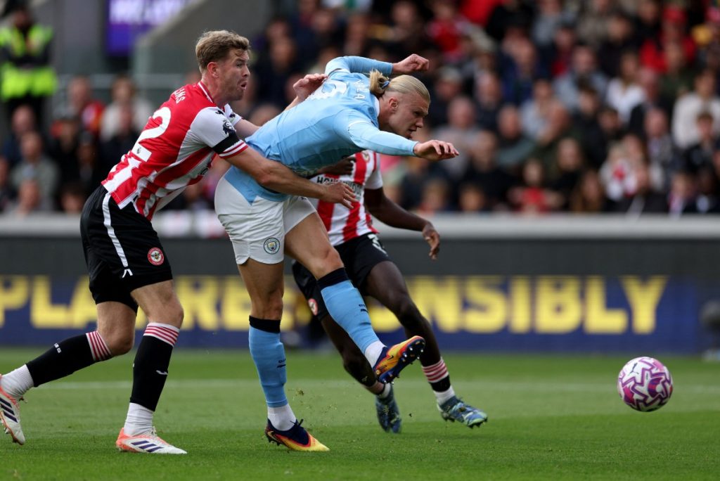 Haaland extends hot streak as Man City sink Brentford