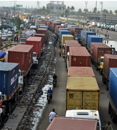 Apapa gridlock returns as E-Call-Up System collapses