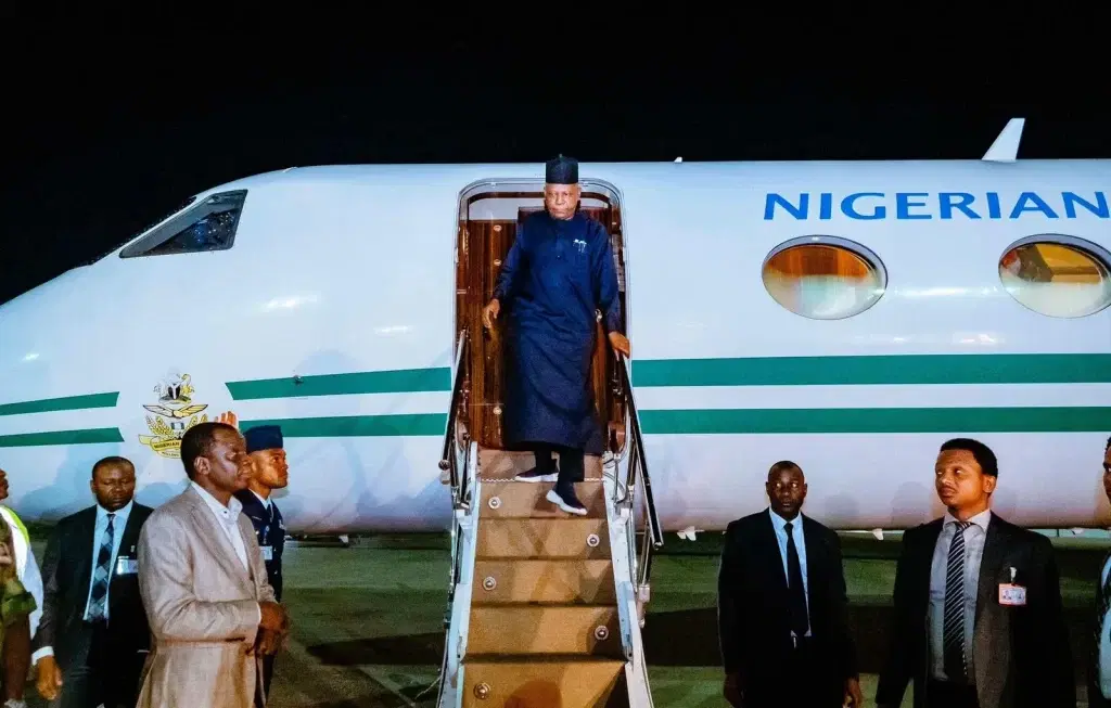 Shettima returns to Abuja after UNGA 80, Germany engagement