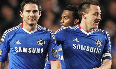 Premier League players Frank-Lampard and John Terry