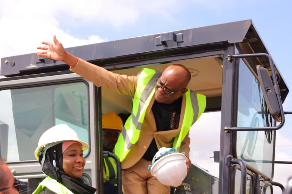 Nyesom Wike at project flag-off