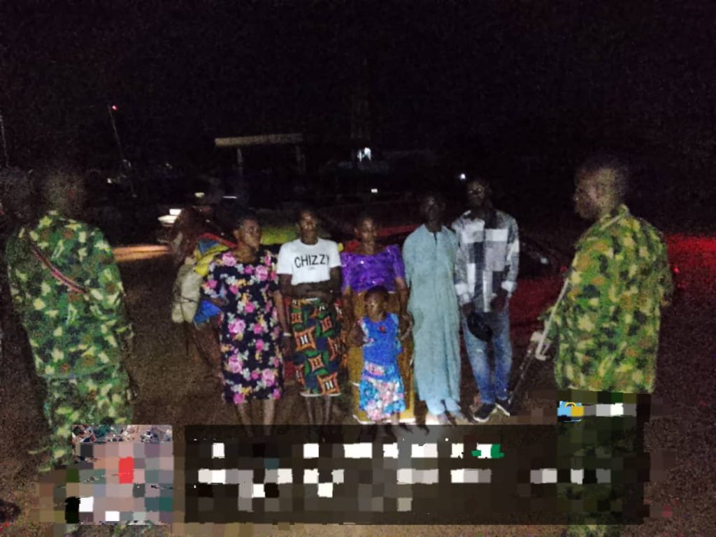 Rescued Kidnap victims in Taraba
