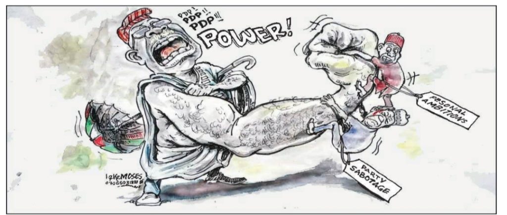 Cartoon: ‘I’m George! This jungle, sorry, PDP must mature’