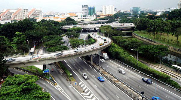 Singapore roads