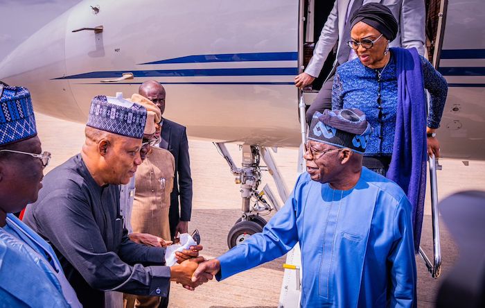 Tinubu returns to Abuja after 10-day working visit to Lagos