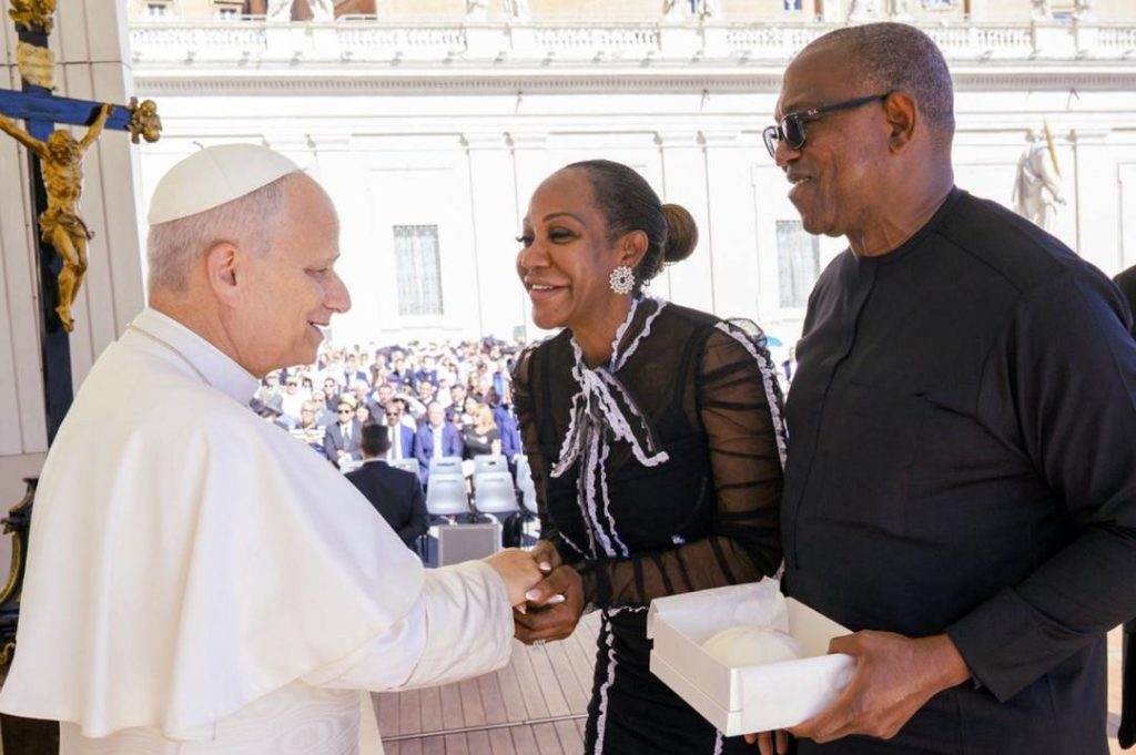 Peter Obi prays for new Nigeria during pilgrimage to Rome