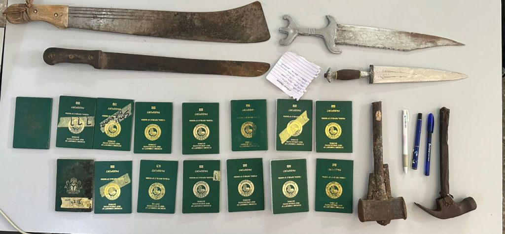 Police arrest four robbers, rescue two kidnap victims, recover 15 international passports in Abuja,