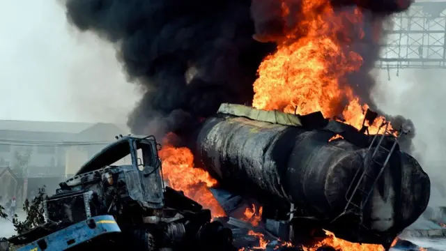 Tanker explosion
