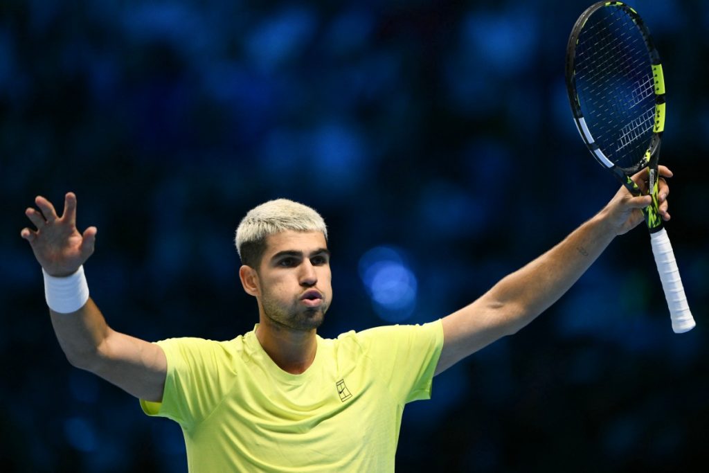 Alcaraz fights back to beat Fritz at ATP Finals