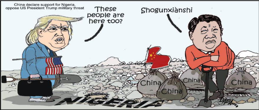 Cartoon: When two 'nice' gentlemen want one rich lady