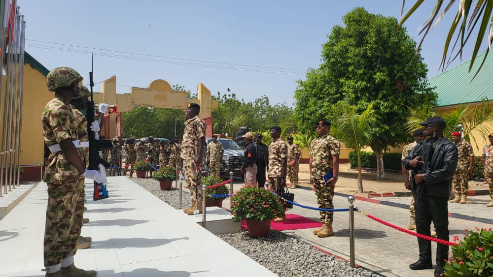 Army Chief, Gen Shuaibu pays maiden operational visit to Borno