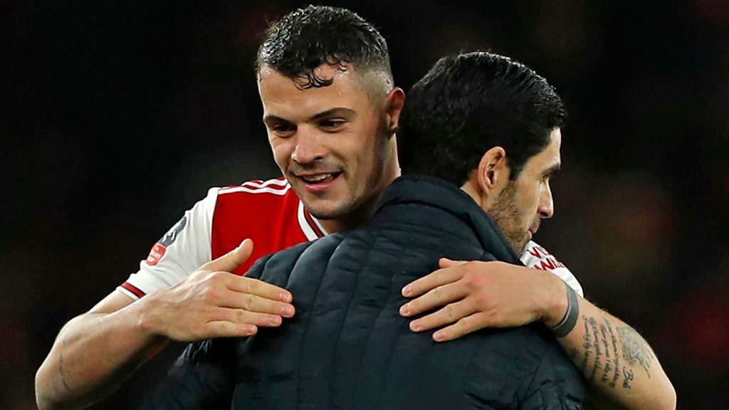 Xhaka ‘made me a better coach’, says Arsenal boss Arteta