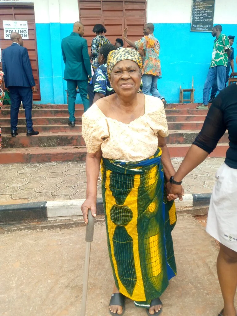 Anambra 2025: Octogenarian, group, clergy, laud smooth voting process