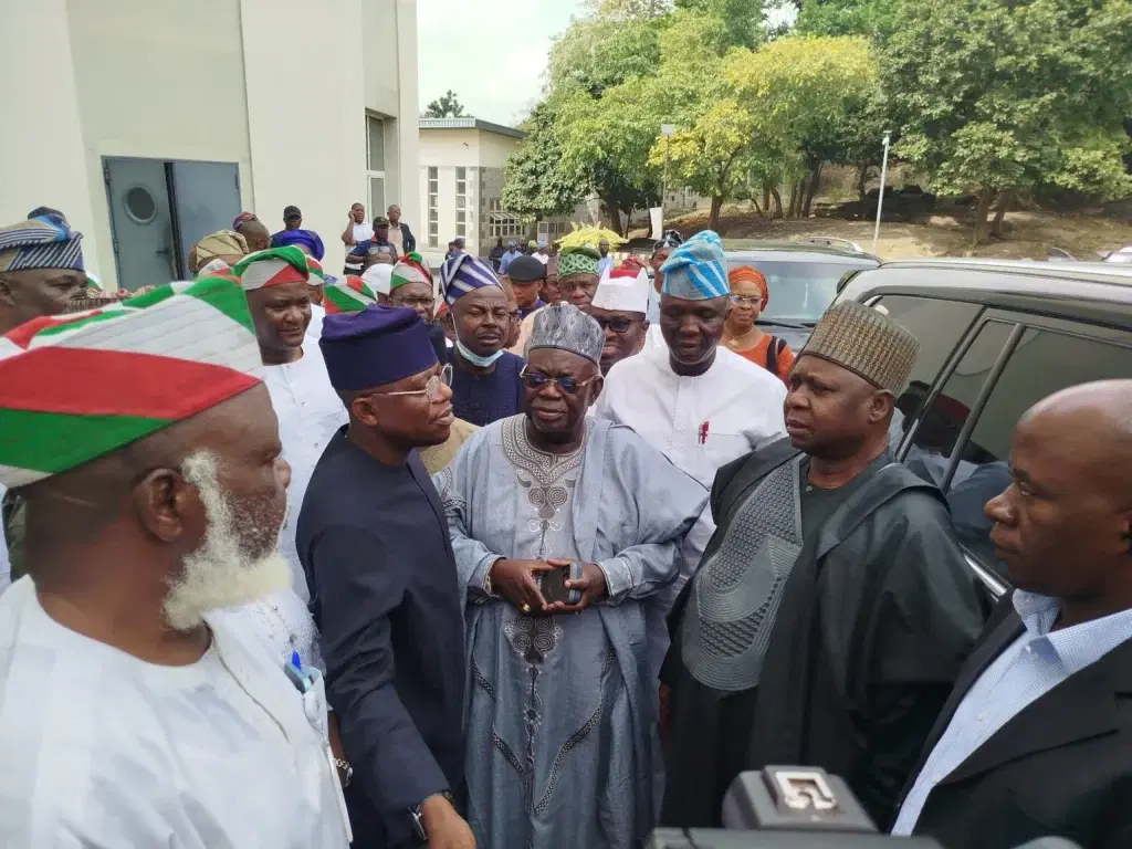 Turaki leads PDP leaders on visit to Obasanjo
