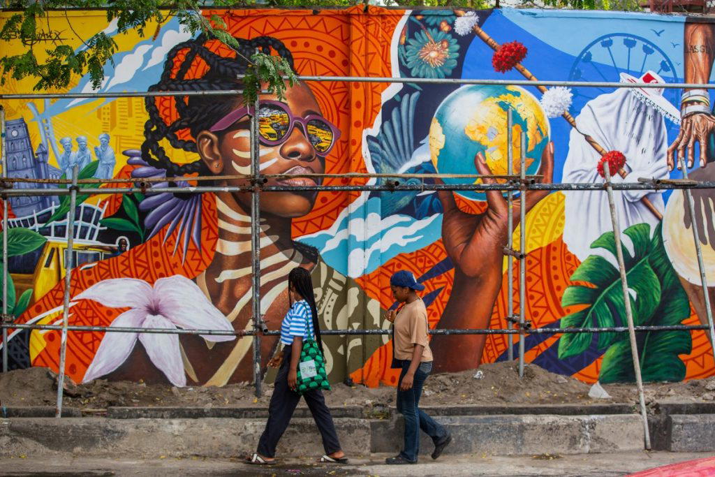 Lagos street art festival debuts, paints town amid Detty December buzz