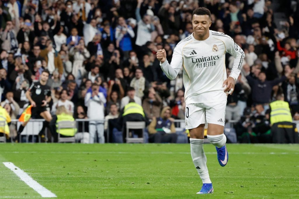 Mbappe levels Ronaldo calendar year Real Madrid goal record