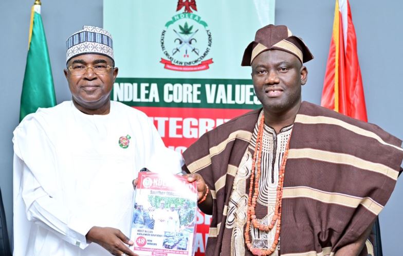 Alaafin of Oyo hails Marwa, assures NDLEA of full support in fight against illicit drugs