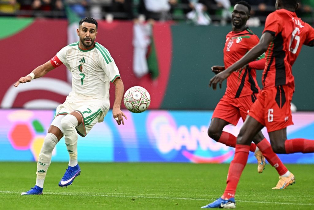 Mahrez leads Algeria to AFCON cruise against Sudan