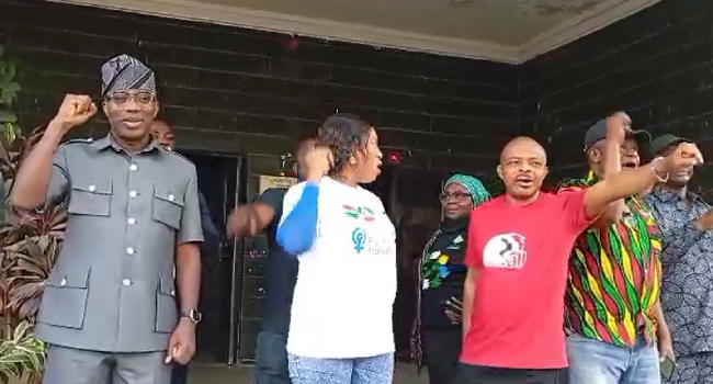 Insecurity: Ajaero, Sowore, others gather in nationwide protest