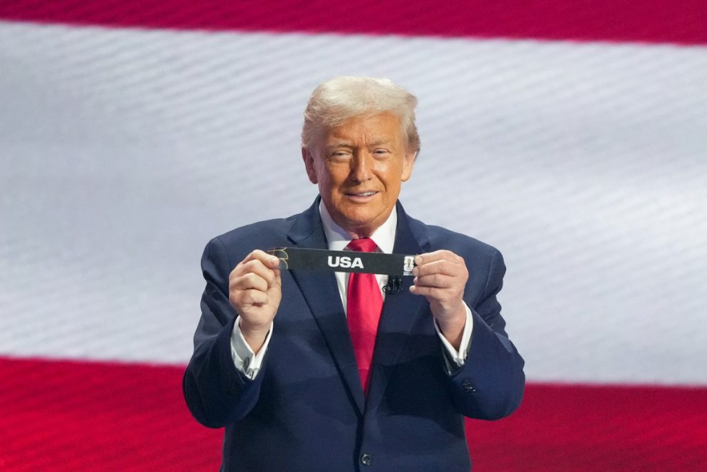 Trump wins FIFA’s new peace prize at 2026 World Cup draw