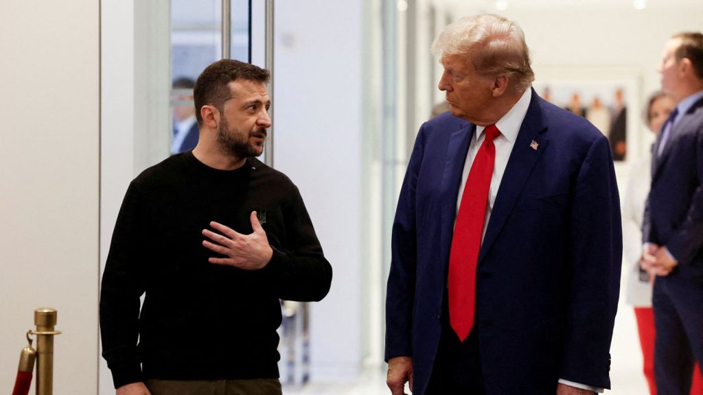 Trump says ‘a little bit disappointed’ Zelensky has not read peace proposal