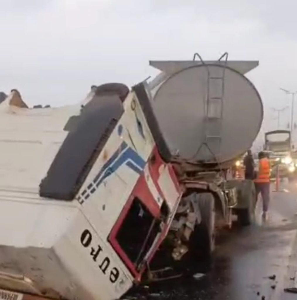 Two dead, several injured as tanker, truck crashes trigger massive gridlock on Lagos bridges